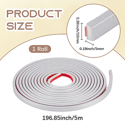 PVC Self-Adhesive Flexible Molding Trim DIY-WH20007-40B-04-1