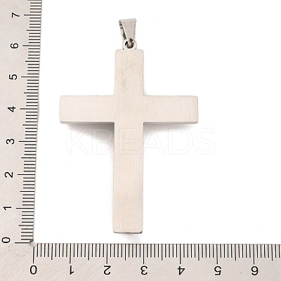 Non-Tarnish 304 Stainless Steel Big Pendants STAS-Z080-13P-1