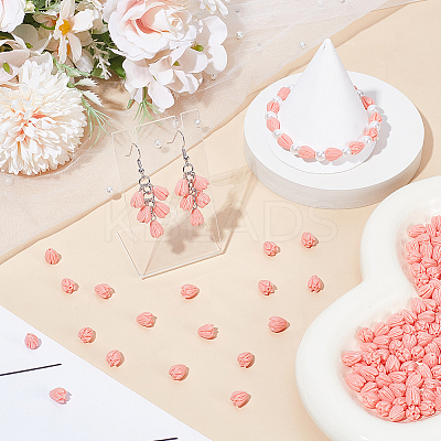 200Pcs Dyed Synthetic Coral Beads CORA-SP0001-22B-1