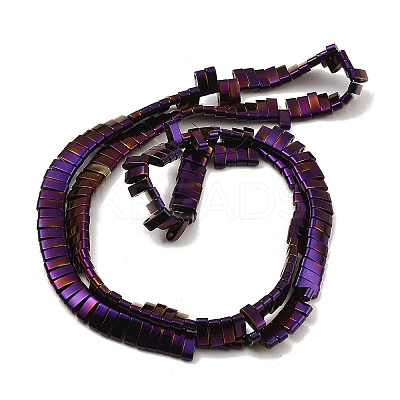 Electroplated Non-magnetic Synthetic Hematite Beads Strands G-G089-A02-05-1