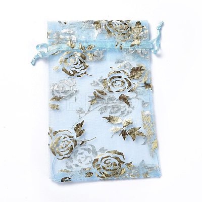 Organza Drawstring Jewelry Pouches LS-OP-I001-C01-1