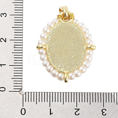 Rack Plating Brass Enamel Pendants KK-C056-07G-04-1