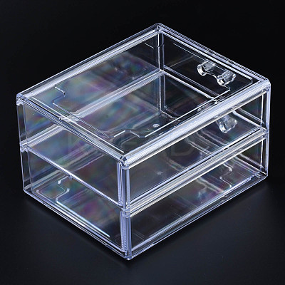 Double Layer Polystyrene Plastic Bead Storage Containers CON-N011-043-1