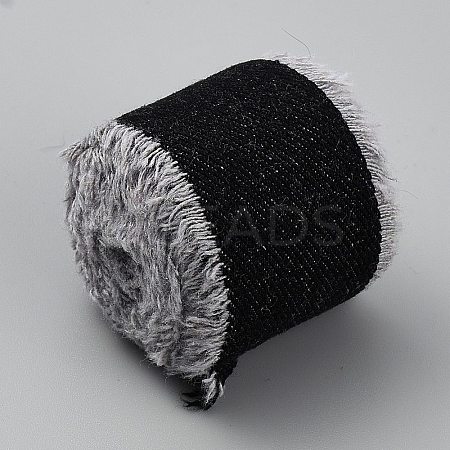 2 Yards Polycotton Frayed Ribbon OCOR-WH20009-02B-1