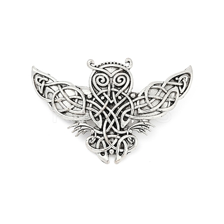 Viking Style Zinc Alloy Snap Hair Clips For Women PHAR-B090-01AS-04-1