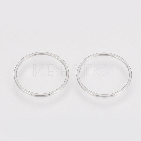 Non-Tarnish 304 Stainless Steel Linking Ring X-STAS-S079-14A-1