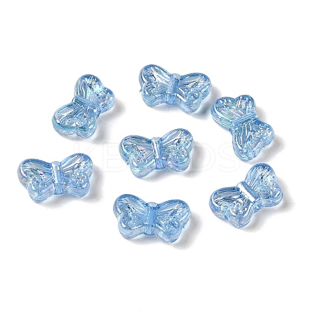 UV Plating Transparent Acrylic Beads LS-OACR-G036-14E-1