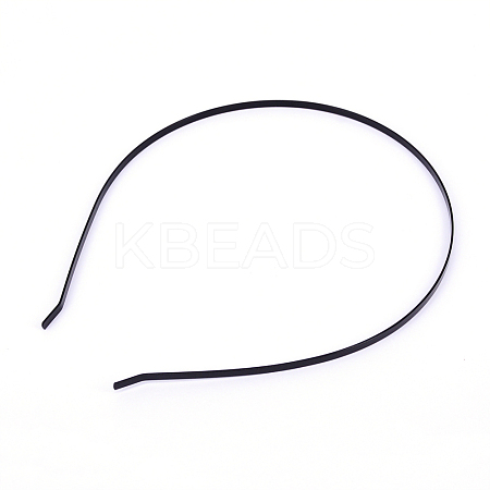 Hair Accessories Iron Hair Band Findings OHAR-WH0017-06C-1