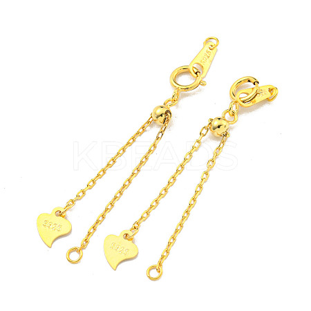 925 Sterling Silver Chain Extender STER-C005-02G-1