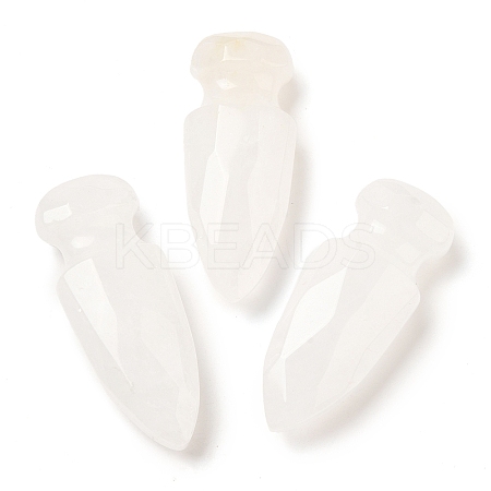 Natural Quartz Crystal Craved Sword Model Ornament DJEW-C019-02D-1