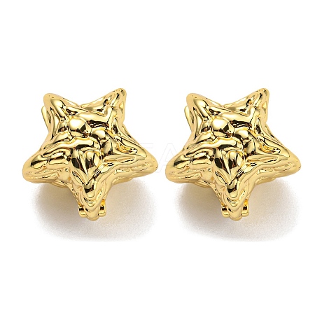 Star Hoop Earrings EJEW-G355-04G-1
