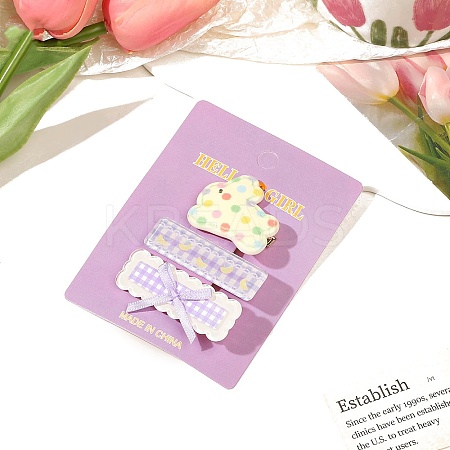 3Pcs Alligator Hair Clips PW-WGC936F-04-1