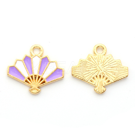 Chinese Style Alloy Enamel Pendants X-ENAM-N054-026D-1