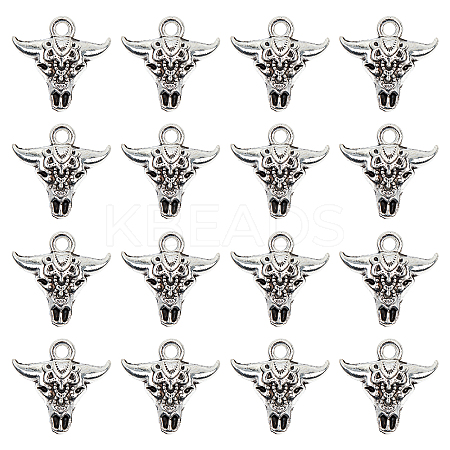 SUNNYCLUE 50Pcs Tibetan Style Alloy Pendants FIND-SC0004-21-1