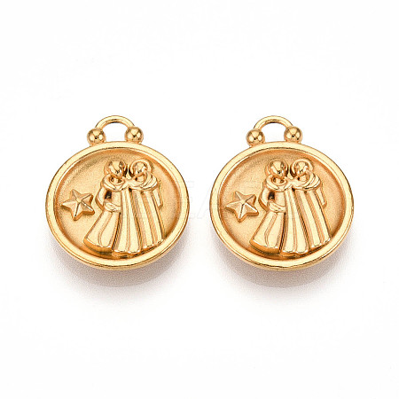 304 Stainless Steel Pendants STAS-N109-148G-03-1