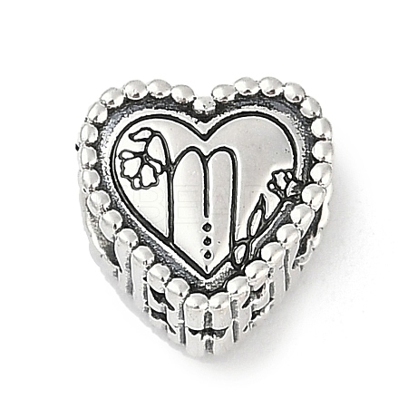 925 Sterling Silver European Beads STER-R005-02AS-06-1