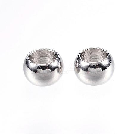 Tarnish Resistant 201 Stainless Steel Beads STAS-D448-065P-1