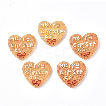 Christmas Theme Resin Decoden Cabochons LS-RESI-CJC0001-37C-1
