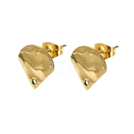 304 Stainless Steel Stud Earring Findings STAS-L024-003G-04-1