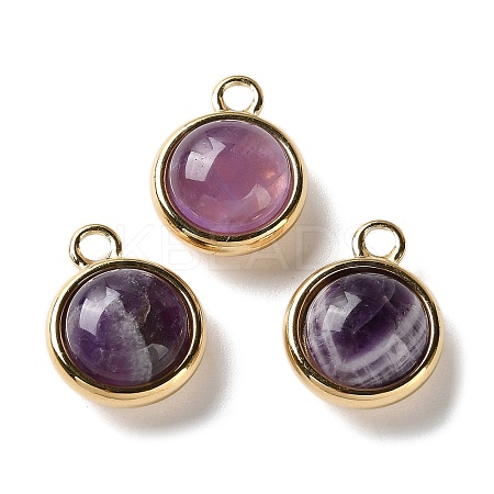 Natural Amethyst Pendants STAS-L022-398E-G-1