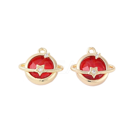 Golden Plated Brass Pendants KK-L218-001G-01-1