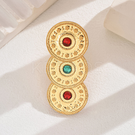 Adjustable Metal Cuff Open Rings for Women MX7464-1-1