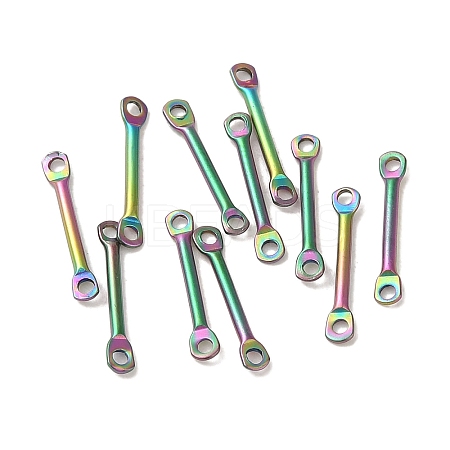 Ion Plating(IP) 304 Stainless Steel Connector Charms STAS-Q323-04C-MC-1