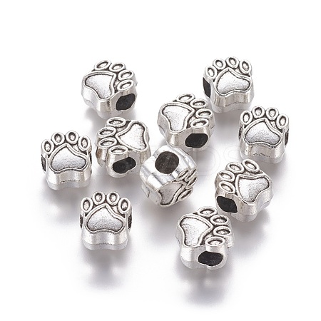 Tibetan Style European Beads X-MPDL-6160-AS-RS-1