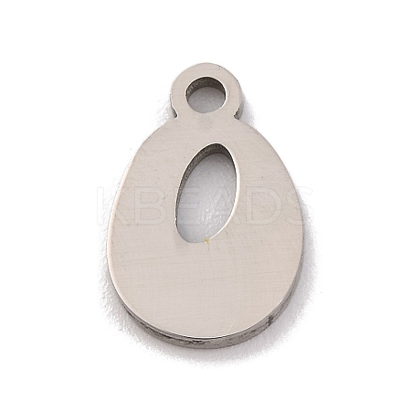 Non-Tarnish 201 Stainless Steel Charms STAS-U016-01P-O-1
