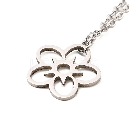 Non-Tarnish Stainless Steel Pendants Necklaces LS-NJEW-K267-01A-P-1