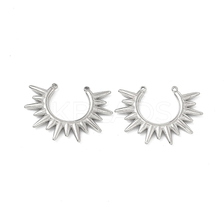 Non-Tarnish 304 Stainless Steel Connector Charms STAS-G301-01P-1