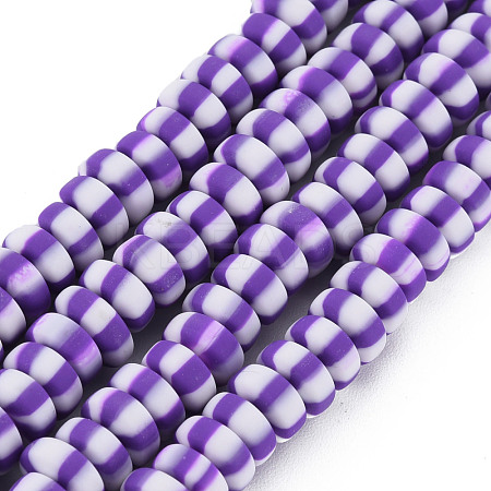 Handmade Polymer Clay Beads Strands CLAY-N008-042B-1