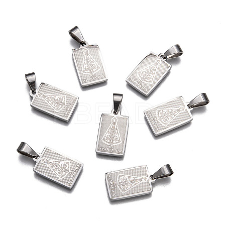 Non-Tarnish 304 Stainless Steel Pendants LS-STAS-M245-22P-1