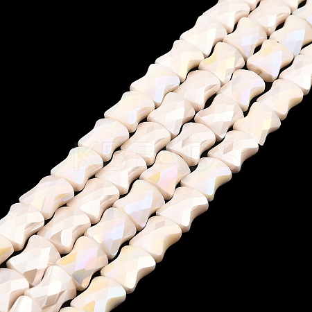 AB Color Plate Glass Beads Strands EGLA-P051-06A-B03-1