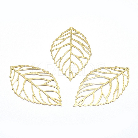 Brass Big Pendants KK-J279-02G-NR-1