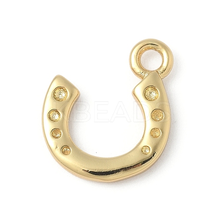 U-Shaped Brass Pendants KK-Q091-06G-1