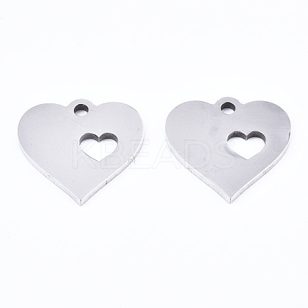 Non-Tarnish 201 Stainless Steel Pendants STAS-T044-212P-1