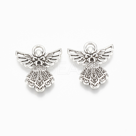 Tibetan Style Alloy Pendants TIBE-Q075-64AS-LF-1