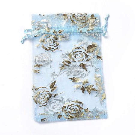 Organza Drawstring Jewelry Pouches LS-OP-I001-C01-1