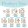 28Pcs 7 Styles Alloy Pendants FIND-TA0004-61-4