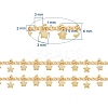 Handmade Brass Curb Chains CHC-E020-08G-3