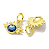 Real 18K Gold Plated Brass Pendants KK-L209-035G-02-2