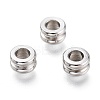 202 Stainless Steel European Bead Cores X-STAS-M282-02P-1