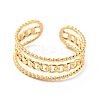 Ion Plating(IP) 304 Stainless Steel Finger Rings RJEW-L102-07G-2