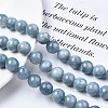 Dyed Natural Quartz Round Bead Strands G-R173-12mm-03-2
