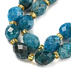 Natural Apatite Beads Strands G-N342-48-4