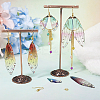 DIY Butterfly Wings Dangle Earring Making Kit DIY-TA0004-45-7