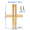 Wood Sand Timer for Dry Steam Room AJEW-WH0596-178-2