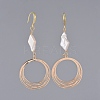 Brass Dangle Earrings EJEW-JE03753-03-2