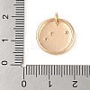 Brass with Clear Cubic Zirconia Pendants KK-N256-24A-G-3